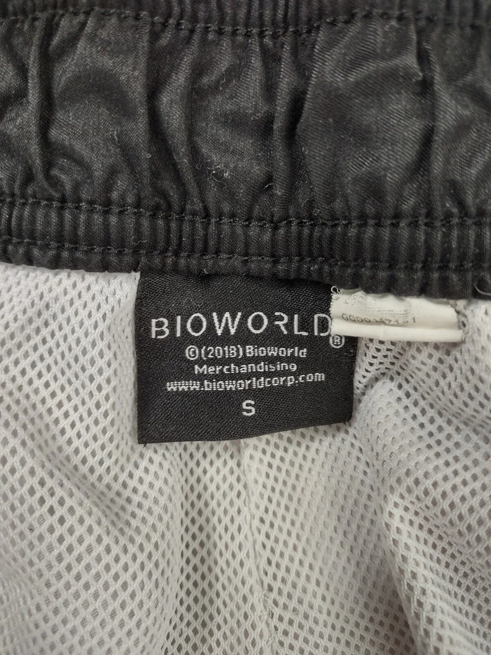Bioworld Swim Trunks Mens Small Kitten Lined Hybrid Boardshorts Drawstring